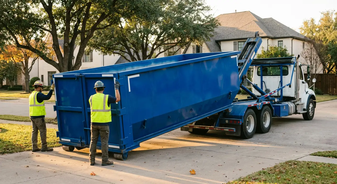 Roll-off dumpster rental service in Lumberton