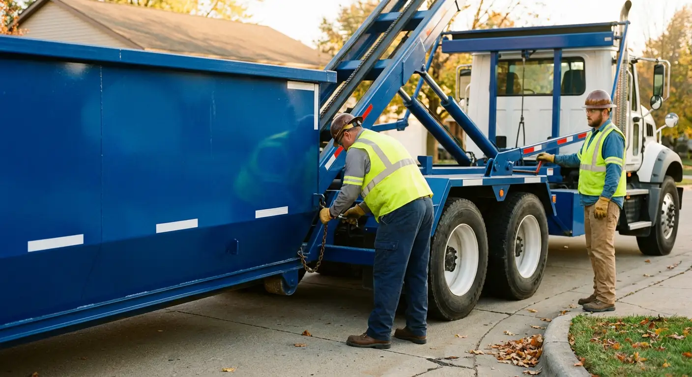 Dumpster delivery safety protocols in Lumberton, TX