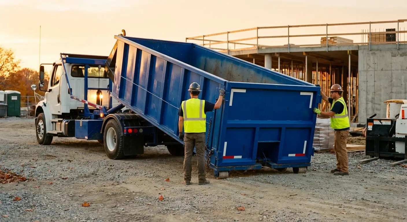Commercial dumpster rental delivery in Lumberton, TX