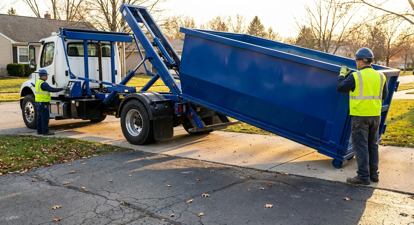 Roll-off dumpster rental service in Lumberton, TX